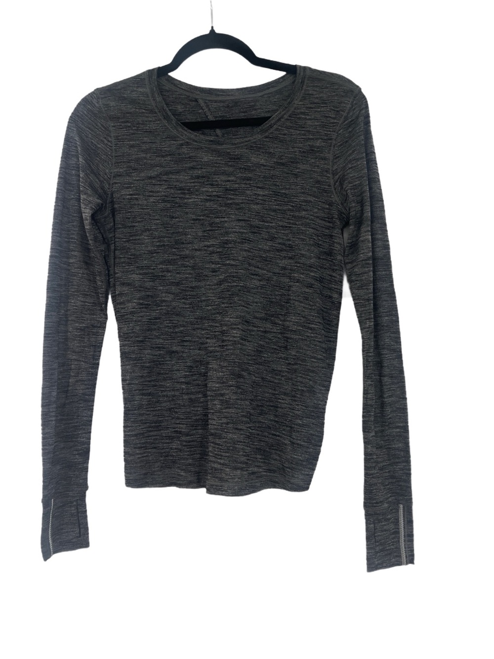 lululemon athletica Women's Heathered Charcoal Long Sleeve Tee